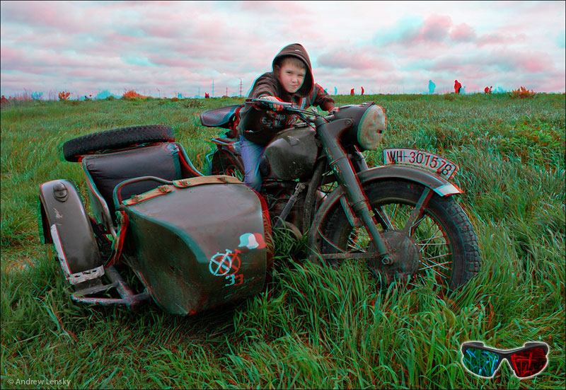 Stereo photography. Anaglyph