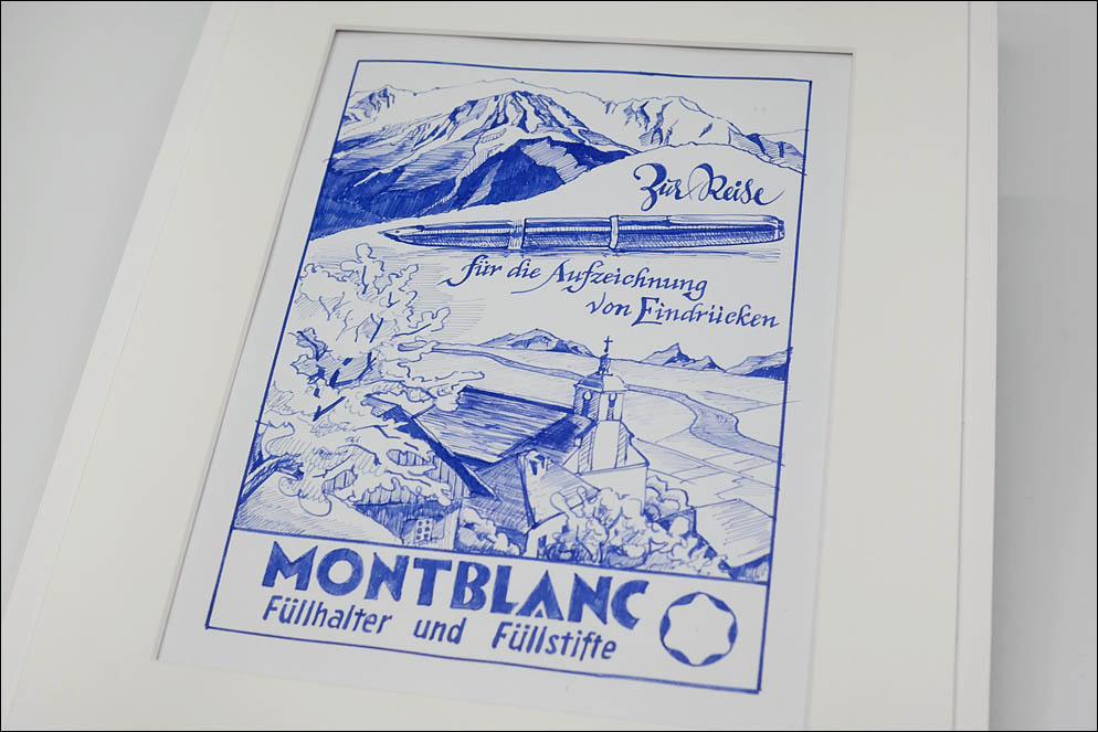 vintage advertise Montblanc fantasy. Lenskiy.org