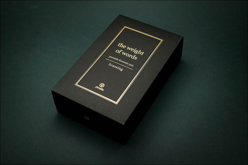 Ystudio Brussing portable fountain pen (unpacking). Lenskiy.org