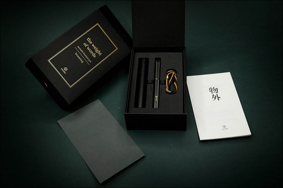 Ystudio Brussing portable fountain pen (unpacking). Lenskiy.org