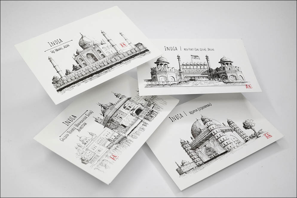 India Sights Postcards. Lenskiy.org