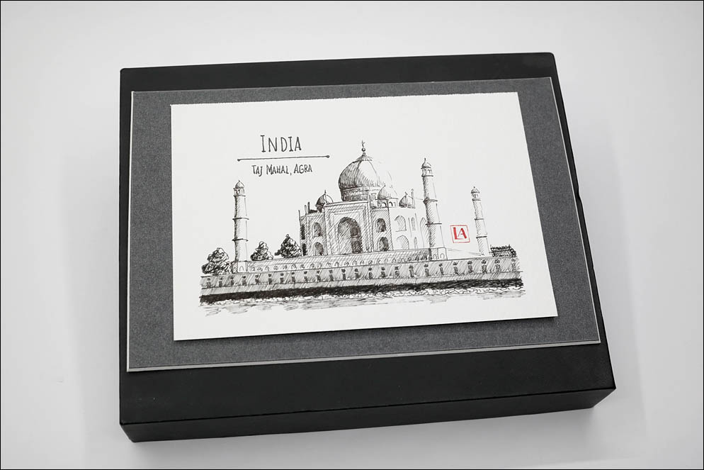 India Sights Postcards. Taj Mahal. Lenskiy.org
