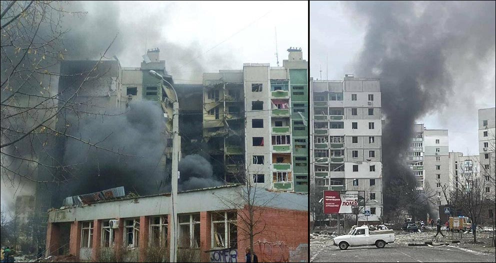 Chernihiv 03.03.2022 #stoprussian . Lenskiy.org